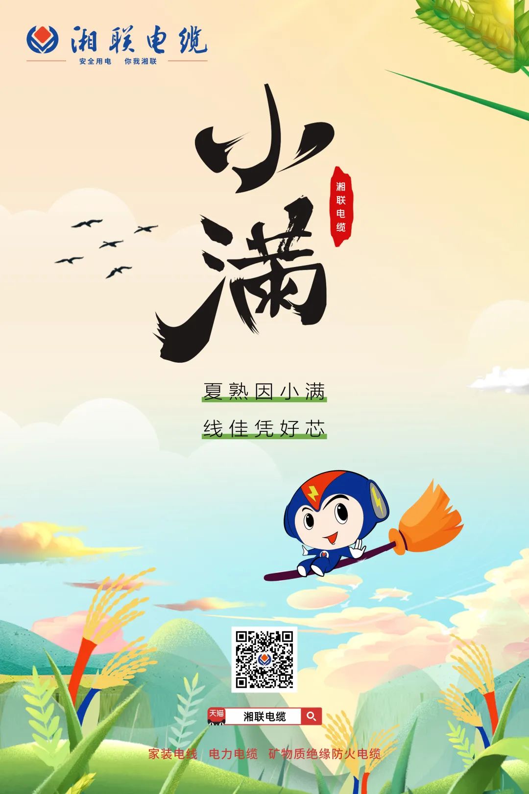 小滿節(jié)氣今日至，用電安全需重視！#安全用電你我湘聯(lián)